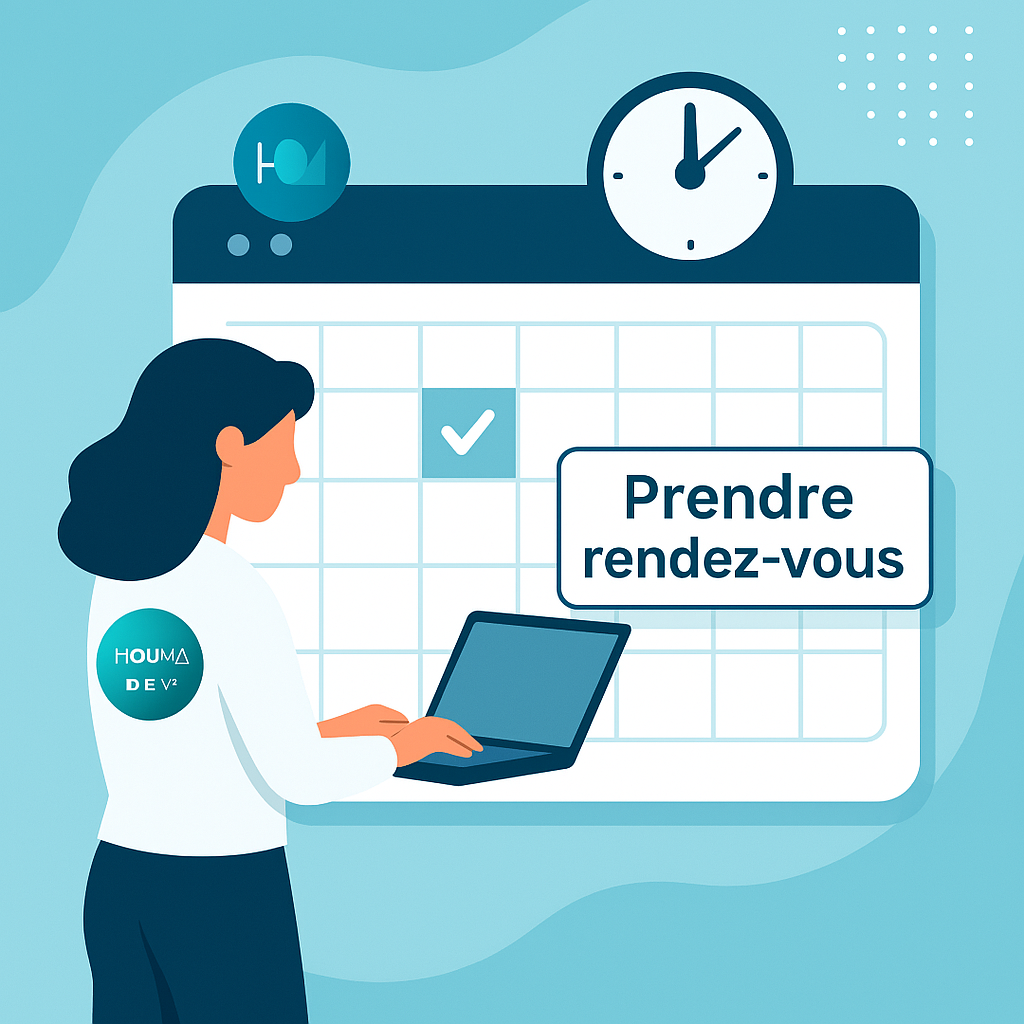 Illustration du service de prise de rendez-vous